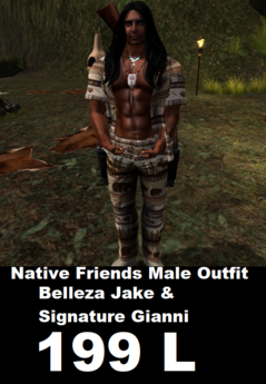 Second Life Marketplace - Native Friends Male Outfit